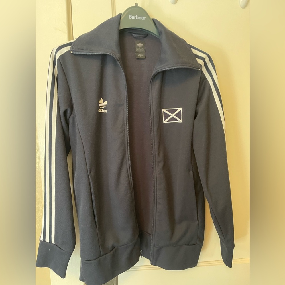 Adidas Scotland navy jacket size S